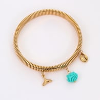 NMSB-E411-2 Blue Shell Bracelet Picture2