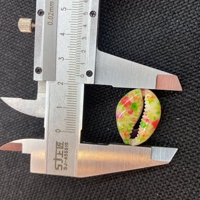 1 Set Ölfleckverglasung Blumenmuschel Damenanhänger h5 Bild7