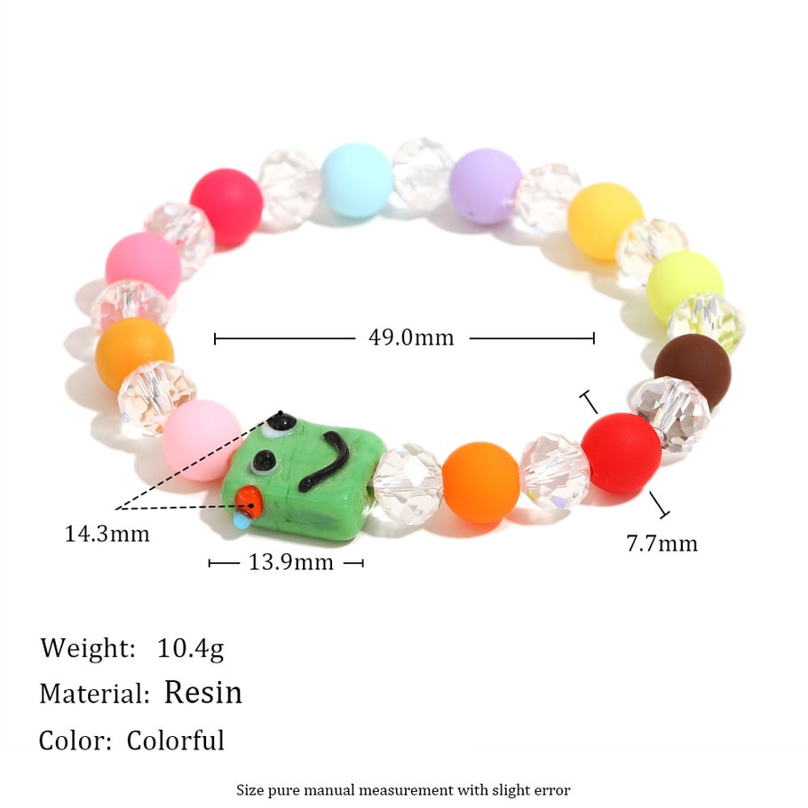Jelly Colored Beach Vacation Series Acrylicr  Women's Beaded Bracelets Picture2