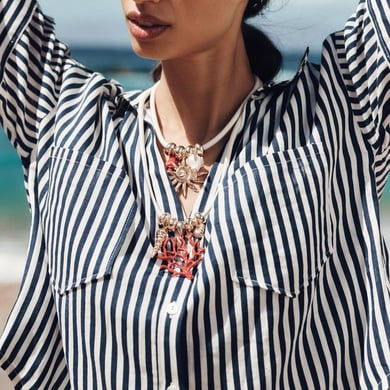 Retro Oceanic Layered Necklaces h5 Picture5