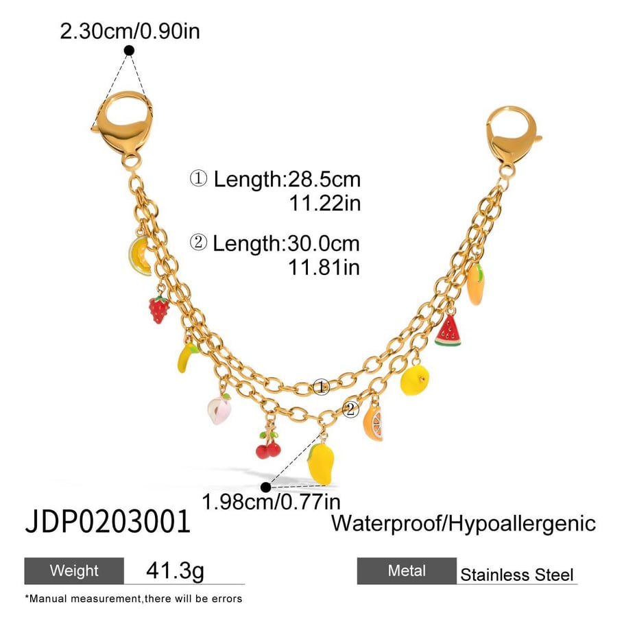 Sweet Heart Stainless Steel Gold Color  Bag Charms Picture2