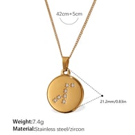 XL444WEG7 Collier en or Lion Image7