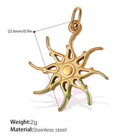 PJ542G Gold Pendant Picture6