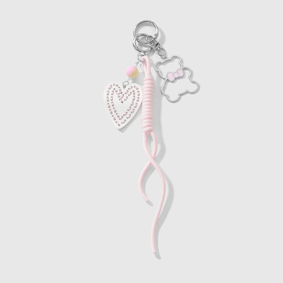 Cute Heart Bag Charms