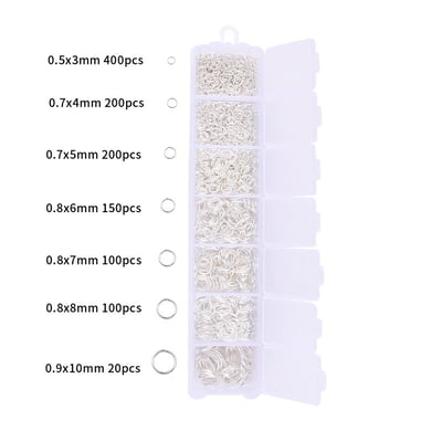 1 Box DIY 3-10mm Opening Connection Rings h5 