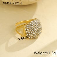 NMSR-K225-3 Volldiamant-Ring mit schmaler Kante/One size Bild3