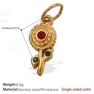 PJ347CRG Color Diamond Gold Pendant Picture4