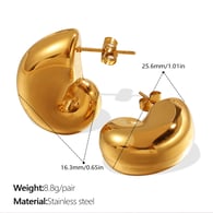 Orecchini in oro EH1040G Immagine3