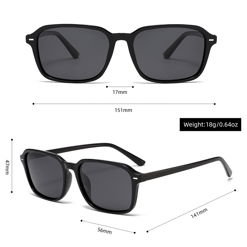 1 Pair Simple Series Casual Solid Color PC Women's Sunglasses h5Picture4