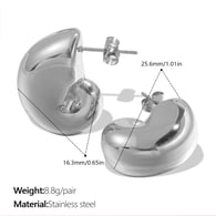 EH1040S Orecchini in argento Immagine4