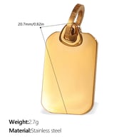 PJ513G Gold Pendant 