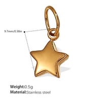PJ534G Gold Pendant Picture14