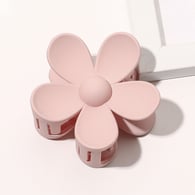 Forcina per capelli con fiore grande smerigliato - Rosa carne Immagine35
