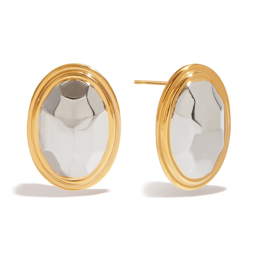 Stainless Steel Mixed Color Stud Earrings Picture4