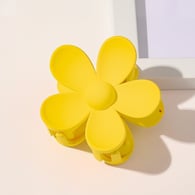 Forcina per capelli con fiore grande smerigliato - giallo scuro Immagine29