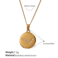 XL444WEG2 Collier en or Poissons Image2
