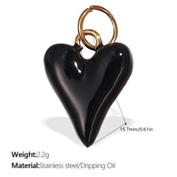 PJ401BKG Black Oil Drop Pendant Picture21