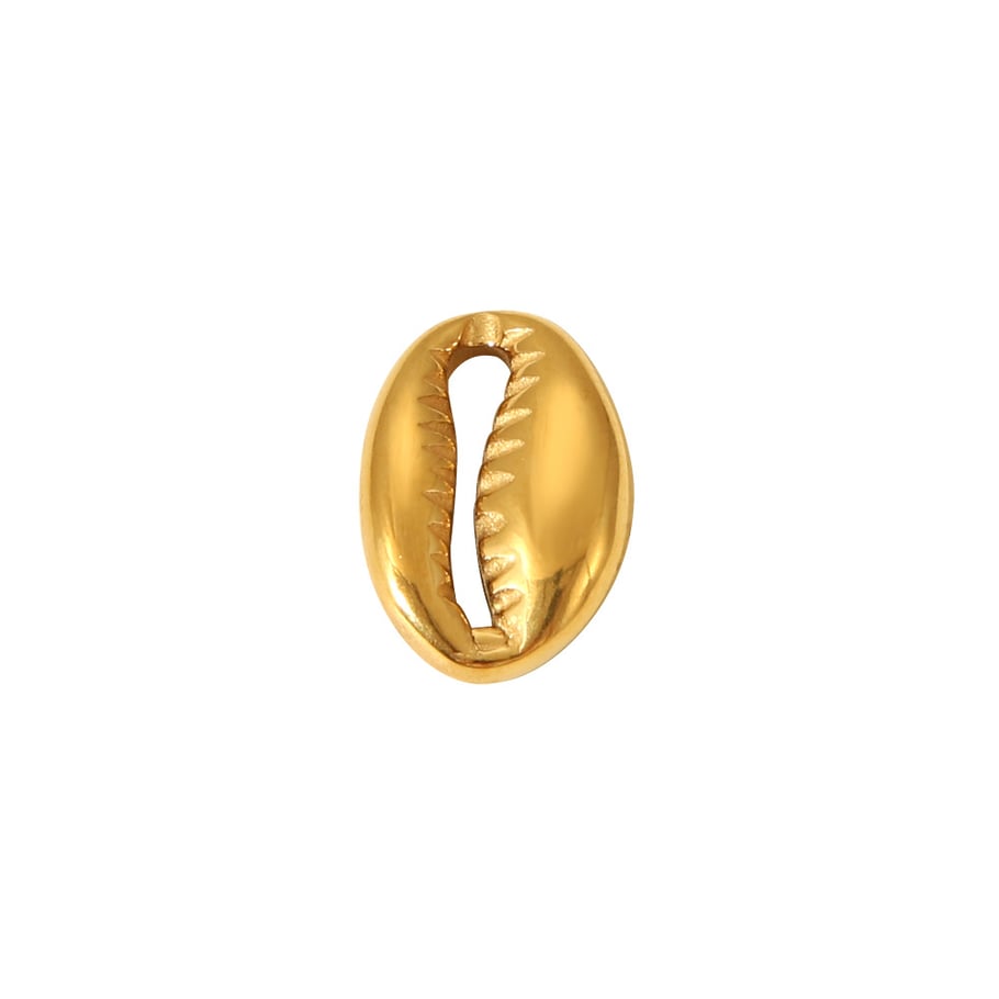 1 Paar einfache Serie Schildkröte Edelstahl Gold Farbe Unisex Anhänger Bild4