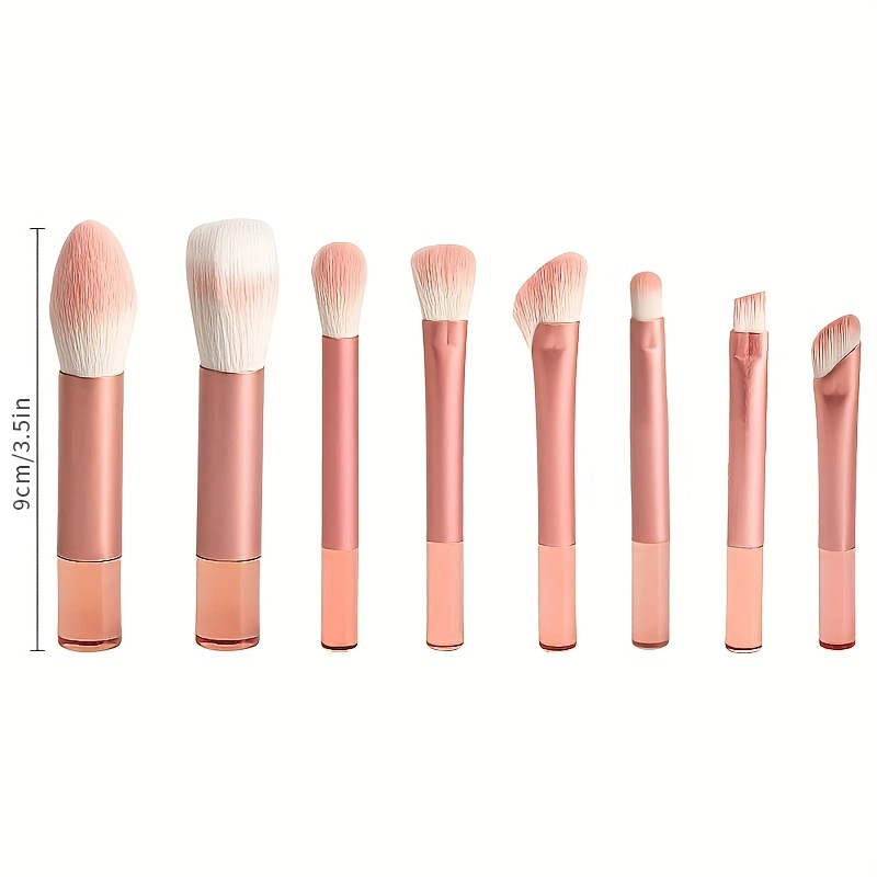 1 Set tragbarer Mini-Make-up-Pinsel für Damen Bild6