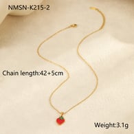 NMSN-K215-2 Erdbeer-Halskette Bild5