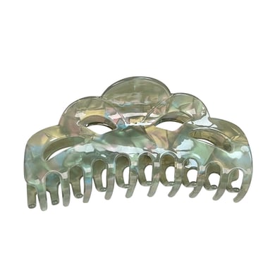 1 Paar einfache Serie lässige einfarbige PVC-Haarklammern für Damen h5 Bild4