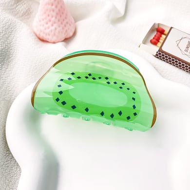 1 pezzo di fermaglio per capelli da donna in acetato della serie Fruit, stile fresco h5 Immagine6