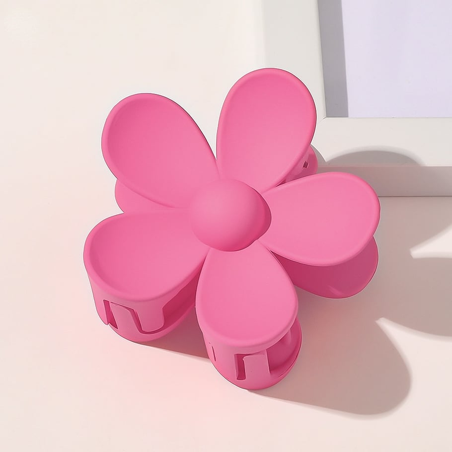 Fermagli per capelli da donna in acetato imitazione fiore quotidiano, serie semplice, 1 pezzo Immagine8