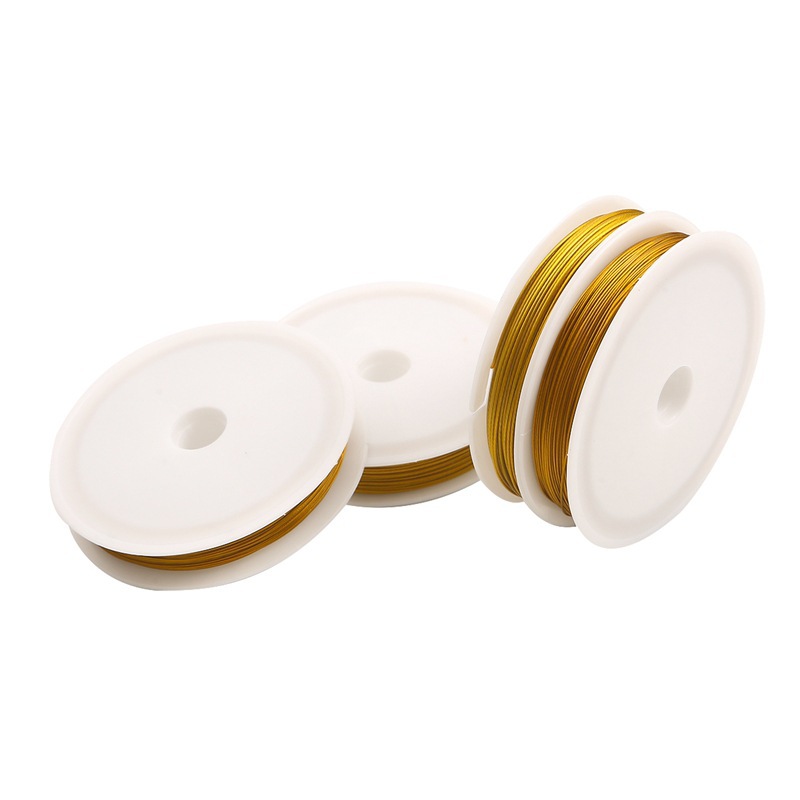 1 rouleau de fil d&#39;acier pour perles de 0,3 à 1 mm Image4