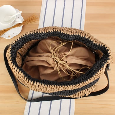 Gewebte Schultertaschen mit Streifen h5 Bild5