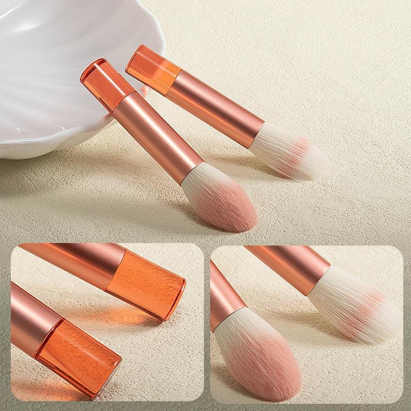 1 Set tragbarer Mini-Make-up-Pinsel für Damen Bild5