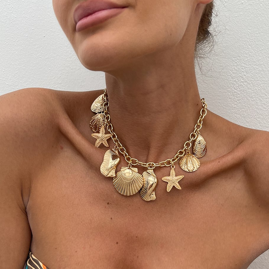 Oceanic Alloy Pendant Necklaces Picture3