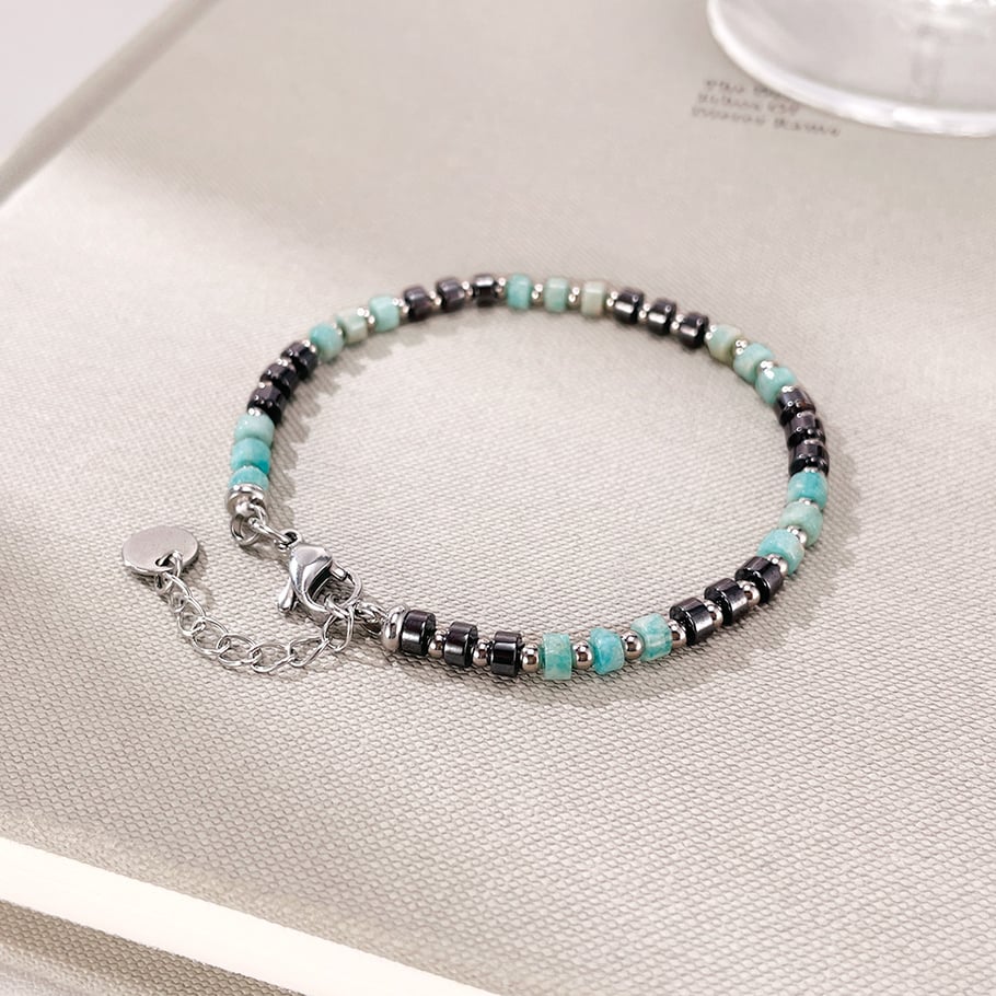 1 Piece Chic Series Beads Stainless Steel Men's Bracelets Picture3