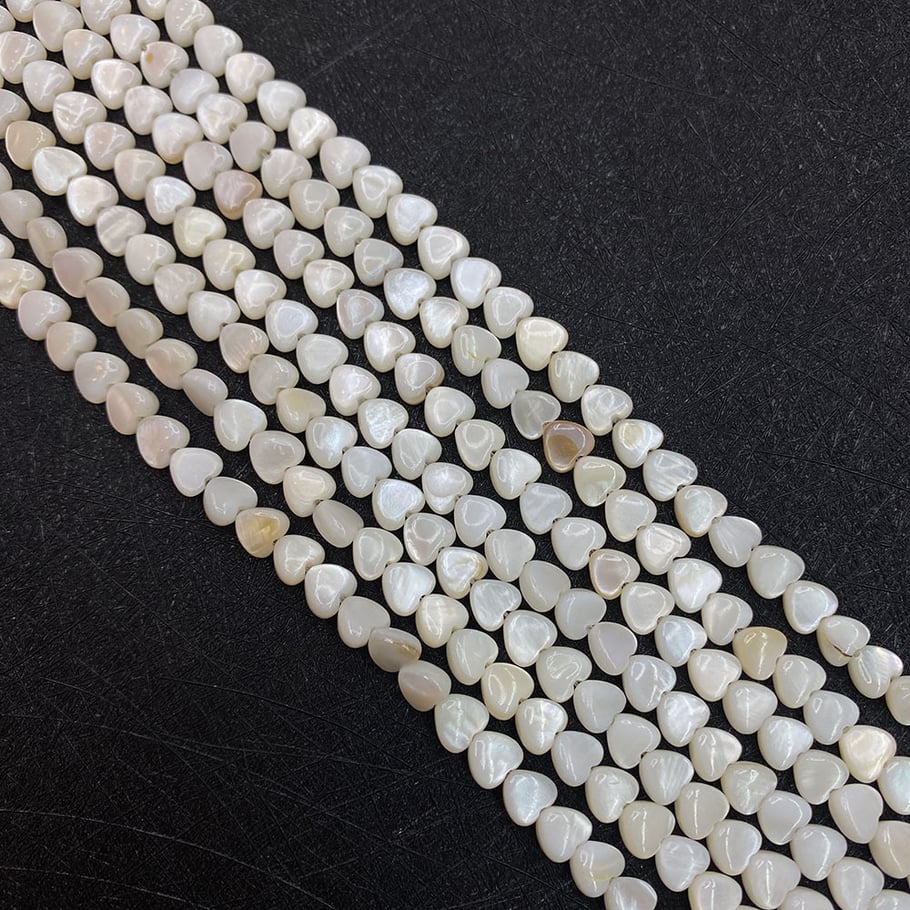 1 Piece Classic Heart Sea Shells Jewelry Beads 
