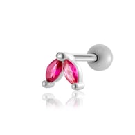 1963-3#Silber Rose Rot Bild6