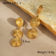NMSE-K251-2 Üç disk küpe 
