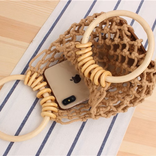 Pochette a rete stile spiaggia Immagine4
