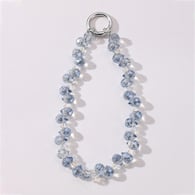1 light blue beaded keychain Picture4