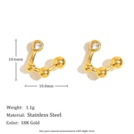 Pendientes de diamantes del zodiaco - Acuario Imagen10