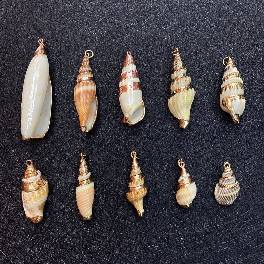1 Piece Sea Shells Gold Color Women's Pendants Picture5