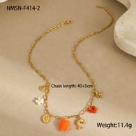 NMSN-F414-2 Kırmızı kaplumbağa kolyesi Resim8