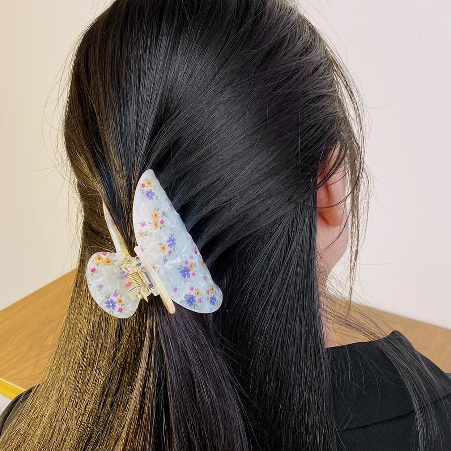 1 Piece Simple Series Sweet Vintage Elegan Acrylic Women's Hair Claws Picture3