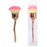 Roségold-gelber Puderkopf - blütenförmiger loser Puderpinsel + Blister/No-Word-PVC-Verpackung Bild5
