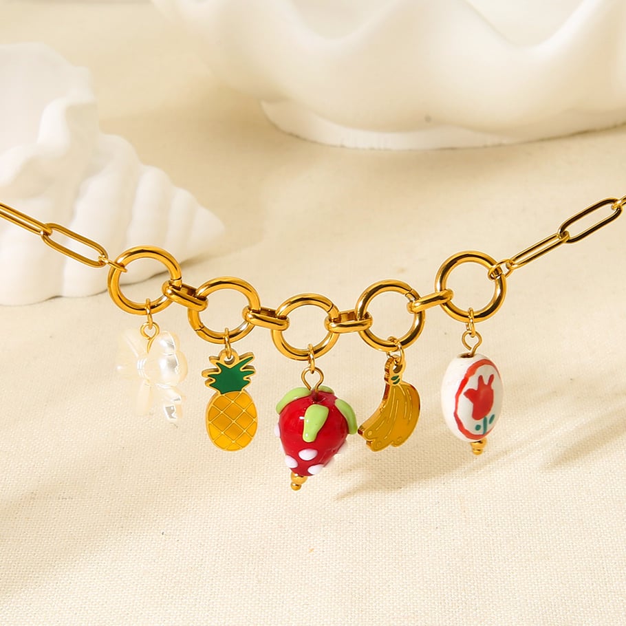 Romantic Series Sweet Plant DIY Women's Pendant Necklaces h5Picture2