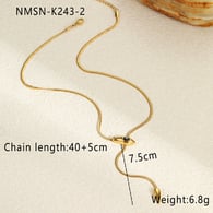 Collier noir NMSN-K243-2 Image2