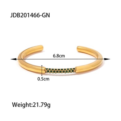 1 Piece Simple Style Multi-layered Geometric Stainless Steel Women's Bangles h5 
