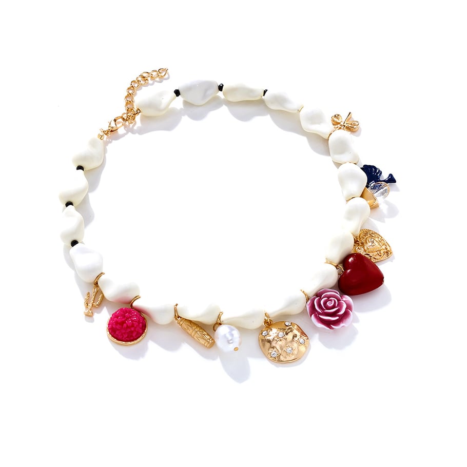 Romantic Vacation Resin Beaded Necklaces Picture3