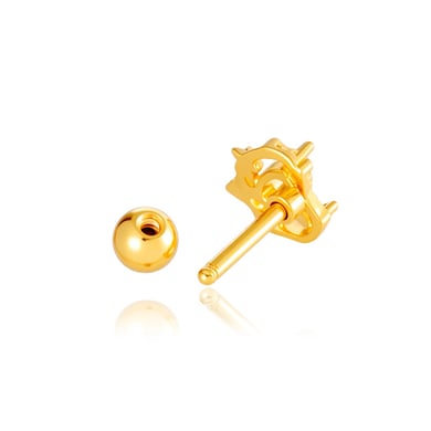 1 Çift Basit Seri Basit Kalp Bakır Altın Rengi Zirkonyum Kadın Piercing Küpe h5 Resim8