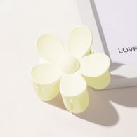 Forcina per capelli con fiore grande smerigliato - Bianco Immagine33