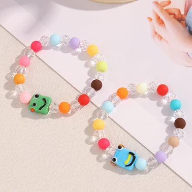 Jelly Colored Beach Vacation Series Acrylicr  Women's Beaded Bracelets h5 Picture3