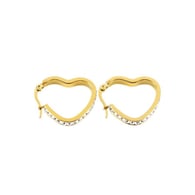 Orecchini a cuore in oro 